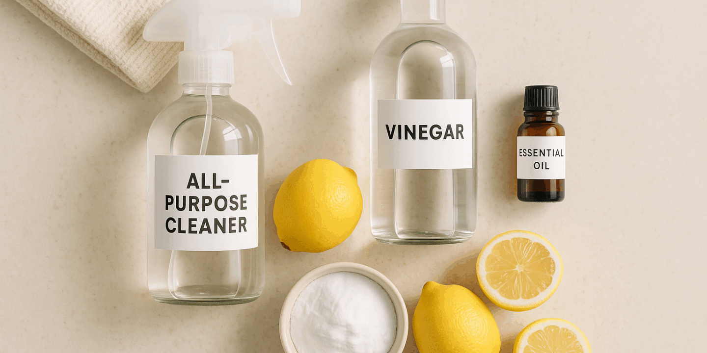 produtos de limpeza caseiros