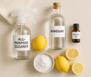 produtos de limpeza caseiros