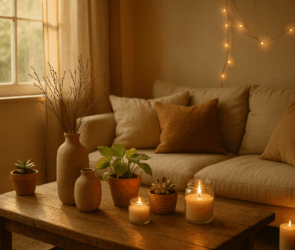 Como Criar uma Casa Aconchegante Gastando Pouco: Decoração Natural