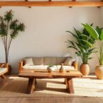 design de interiores sustentavel com moveis artesanais