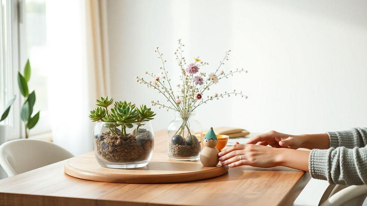 DIY decoração sustentável