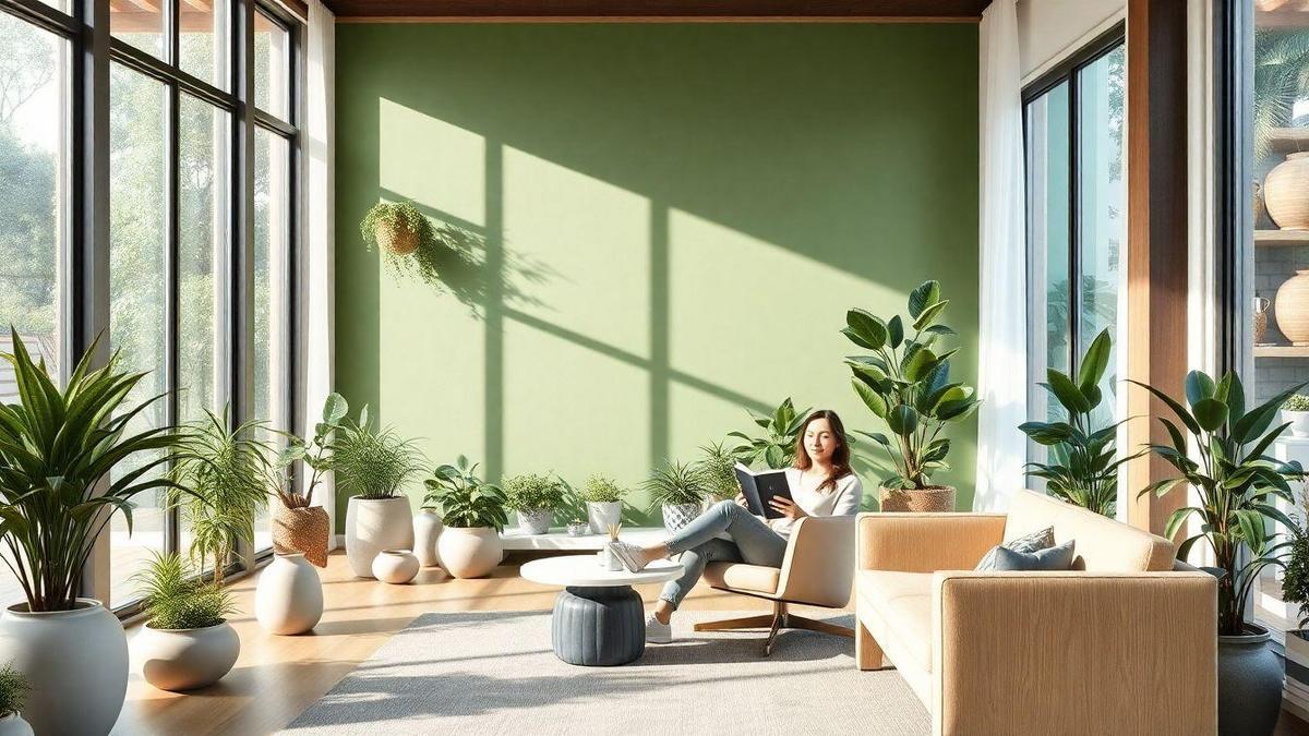 Plantas e biophilic design para saúde e bem-estar